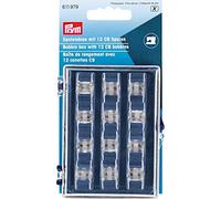 Prym Plastic Bobbins, Transparent, 14.0 x 7.5 x 3.0 cm