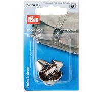 Prym 615900 Bodennägel für Taschen 15 mm silberfarbig Base Nails for Bags, Argento, Silver, One Size