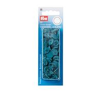 Prym Chiusura Automatica per Cucito 30 Pezzi, Dimensioni: 12,4 mm, Turchese Scuro