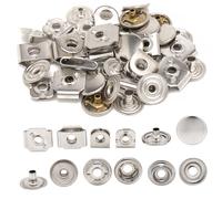 Prym Chiusura Gancio & Barra Occhi 12,5mm Metallo Acciaio Argento Heavy Duty