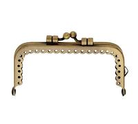 Prym Chiusura per borsa, ferro, ottone anticato, 8,5 x 4,5 cm