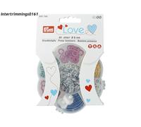 PRYM Chiusure Per Maglieria "JERSEY" Fissaggi 8mm, 60 Set, Ottone, Multicolore