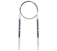 Prym Circular Knitting Needles 40 cm 5.00 mm Ferri da Maglia circolari, Design ergonomico, Lunghezza 5 mm x 40 cm, Materiale Sintetico ad Alte Prestazioni