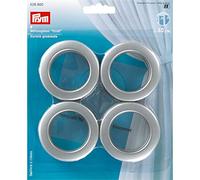 Prym Click 8 Occhielli Per Tende, Dimensioni: 25 mm, Argento Opaco