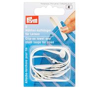 Prym Passanti per Asciugamani, Microfibra, Bianco, Linen, White, 5 Pieces, 5 unità