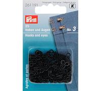 Prym Consumer Augen EIS 3 - Gancio appendiabiti, 24, colore: Nero