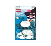 Prym - Copri bottoni confezione da 3, Argento, 29 mm