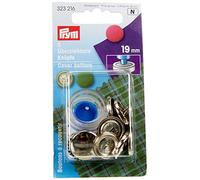 Prym Copribottoni in Tessuto, Metal, Dorato, 30'' 19 mm