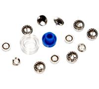 Prym Copribottoni in metallo oro 11 mm 7 unità