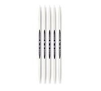 Prym Double-Pointed Knitting Needle, Metallo, Alabaster White, 22 x 4 x 1 cm