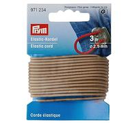 Prym Elastic Cord, 60% ED 40% PES, Beige, Ø 2,5 mm | 3 m