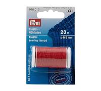 Prym Elastic Sewing Thread, Red, Taglia Unica, 20 unità