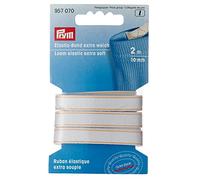 Prym Fascia Elastica, Polyester, Bianco, 10 mm, 2 m