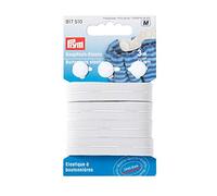 Prym Elastico con Asole, Plastic, Bianco, Dimensioni: 12 mm
