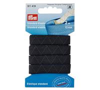 Prym Elastico Standard, Polyester, Nero, 2m x 12mm
