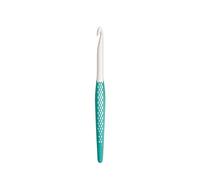 Prym ergonomico uncinetti per lana, Bianco/ Verde, 8 mm x 17 cm
