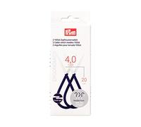 Prym Zopfmusternadel Yoga 4,0 mm Ago per Motivo a trecce, Alabaster White