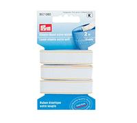 Prym Fascia Elastica, Polyester, Bianco, 14.0 x 6.7 x 1.4 cm