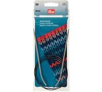 Prym - Ferri circolari in Alluminio, 100 cm, 3 mm, Colore: Grigio