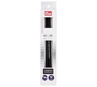 Prym - Ferri da maglia, 4 mm, colore: Nero