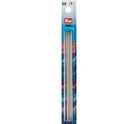 Prym Ferri da Maglia a 2 Punte in Alluminio Grigio Perla 15 cm 2,00 mm