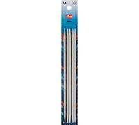 Prym Ferri da Maglia A Doppia Punta, 20 cm Lunghezza x 4,50 mm Spessore, Grigio