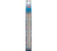 Prym Ferri da Maglia A Doppia Punta, 20 cm Lunghezza x 4 mm Spessore, Grigio