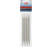Prym Ferri da Maglia a Doppia Punta, in plastica, 20,3 cm, 15 (10 mm), Grigio, 5 Pezzi