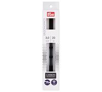Prym 194222-1 Ferri da Maglia, Carbonio, Nero, 3 mm