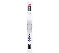 Prym Ferri da maglia ergonomici a punta singola, 30,5 cm, US 2,5 (3 mm), bianco alabastro, 2 pezzi