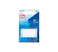 Prym Consu Filo per Cucire, Plastic, Bianco, 20 Metri di Lunghezza x 0,5 mm di Spessore, unità