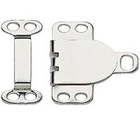 Prym Ganci e Barrette Per Pantaloni E Gonne 3 Pezzi, Dimensioni: 9,50 mm, Argento