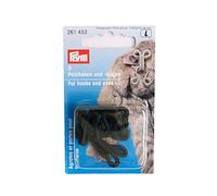 Prym Ganci e occhielli per soprabito in plastica, nero - 3 pezzi