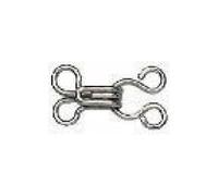 Prym Gancio a Molla e Occhi, Argento, n. 1, Piccolo