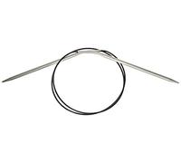 Prym Grigio 211279-Ferri circolari, 80 cm, 4,50 mm, colore, alluminio, 4,5 mm