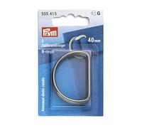 Prym Halbrundringe 40 mm Gunmetal Anelli semicircolari, Lega di Zinco, Canna di Fucile