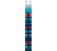 Prym KST - Ferri da Maglia per Bambini, 17 cm, 3,50 mm, in plastica, 3,5 mm, Colore: Blu
