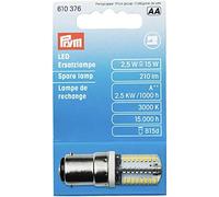 Prym - Lampada di Ricambio per Montaggio a baionetta LED (2,5 W) per Macchina da Cucire - 1 unità