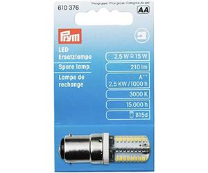 Prym - Lampada di Ricambio per Montaggio a baionetta LED (2,5 W) per Macchina da Cucire - 1 unità