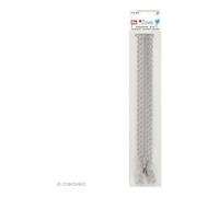 Prym Love - Cerniera decorativa, 40 cm, colore: Argento