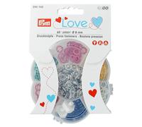 Prym Love: Chiusure A Scatto Non Cucite Jersey: 8Mm: 6 Colori