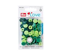 Prym Press Fasteners, Poliestere, Green, One