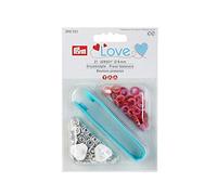 Prym Love Press Fasteners, Metallo, Red, Orange, Pink, 14 x 9.3000000000000007 x 2.5 cm