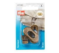 Prym - Lucchetto Girevole, per Chiusura Borse, in Ottone, 35 x 20 mm
