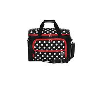 Prym Sewing Machine Bag Polka Dots, Case, Misto Poliestere, Red, White, Black, 44 x 22 x 35 cm