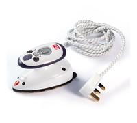 PRYM Mini Ferro a Vapore da Viaggio Portatile Bianco UK Plug 220V-110V 611 916