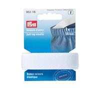 Prym Elastic Tape, White, 20 mm, Weiß, 1 m