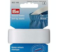 Prym Elastic Tape, White, 25 mm