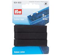 Prym Nastro di Cotone Nero, 9,3 x 6,7 x 1,2 cm