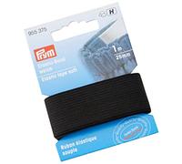 Prym 955375-1 Elastic Tape, Gomma, Black, 25 mm